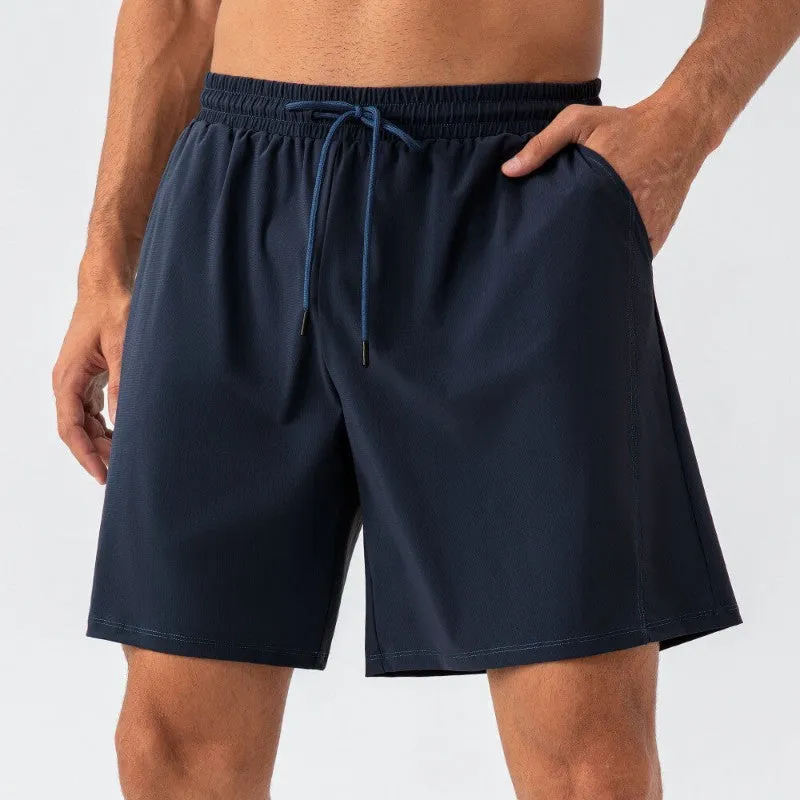 Men's Dry Fit Running Shorts With Zipper Pockets