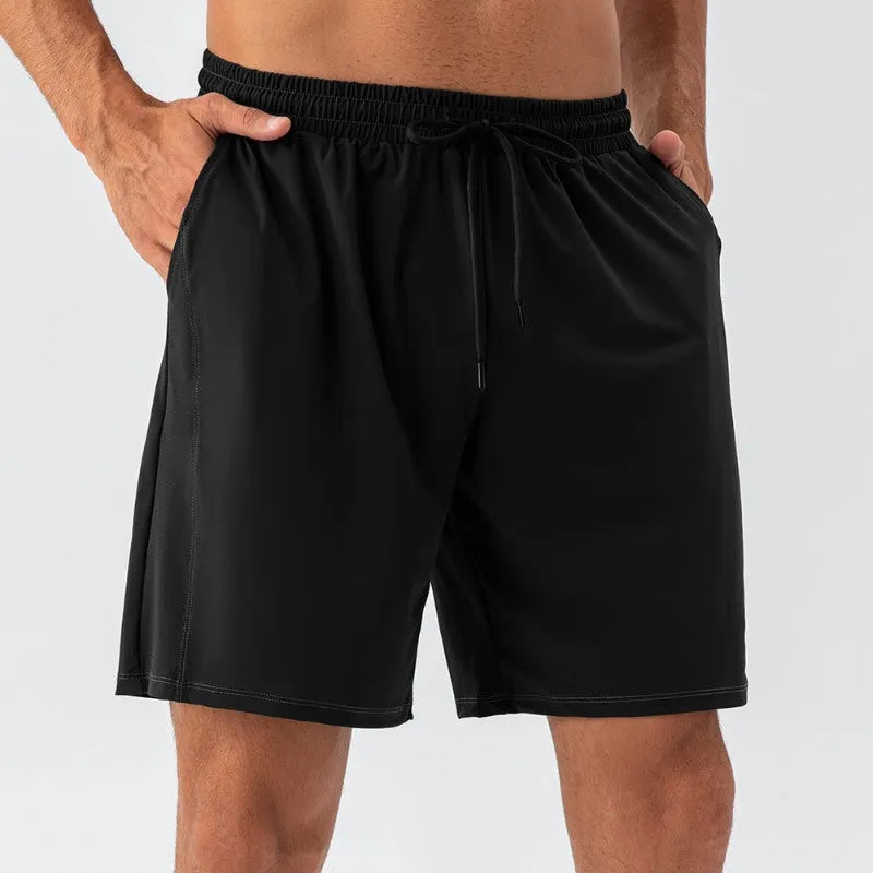 Men's Dry Fit Running Shorts With Zipper Pockets