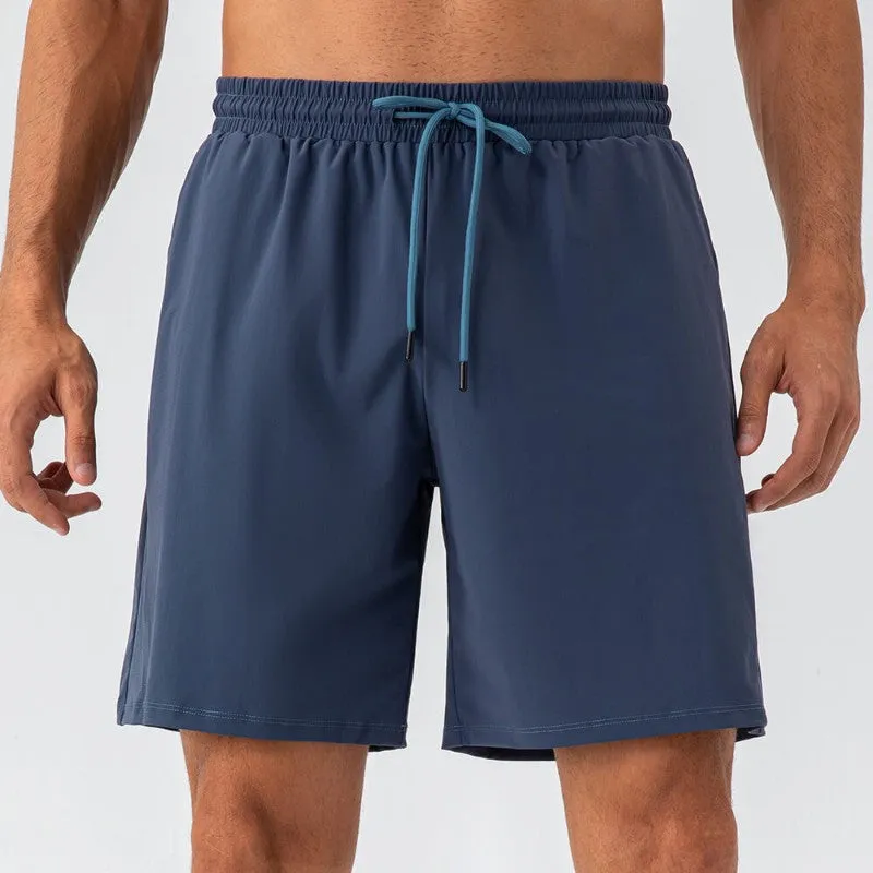 Men's Dry Fit Running Shorts With Zipper Pockets