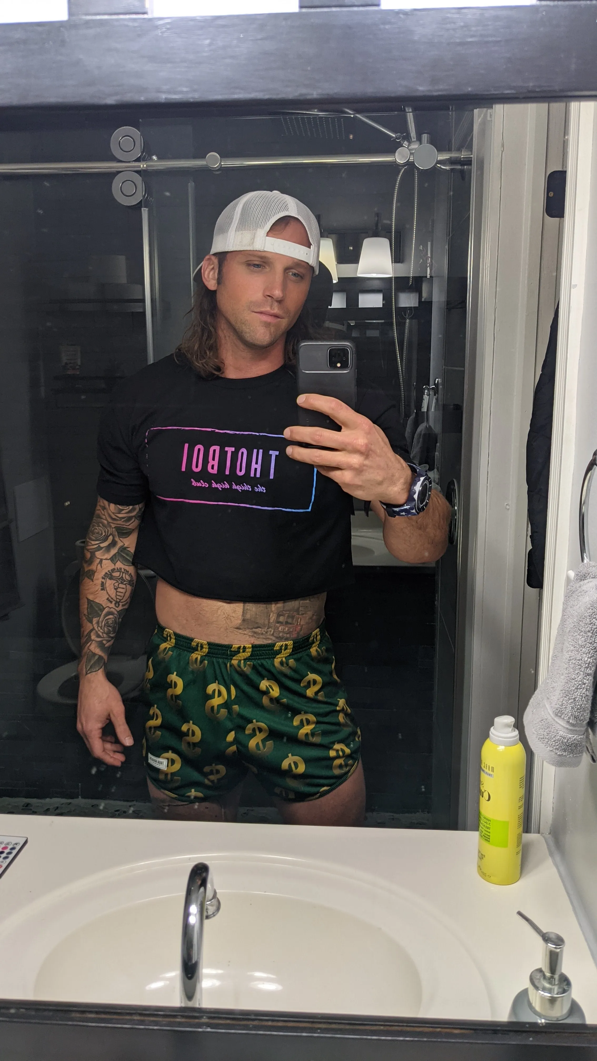 Mens THOTBOI Crop Tops