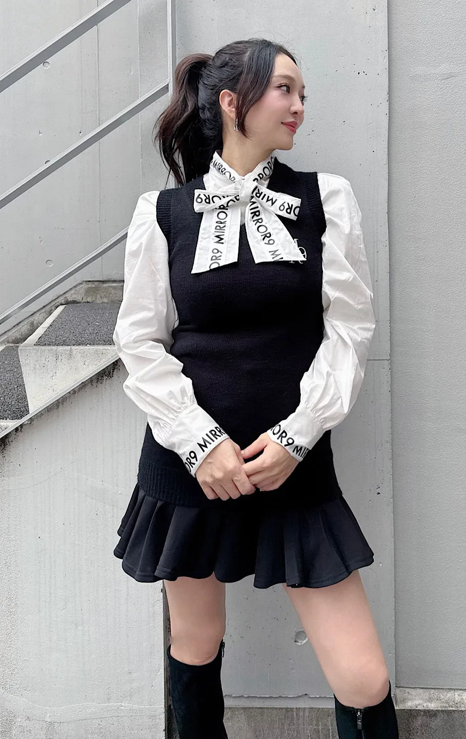 Mia onepiece vest/2color