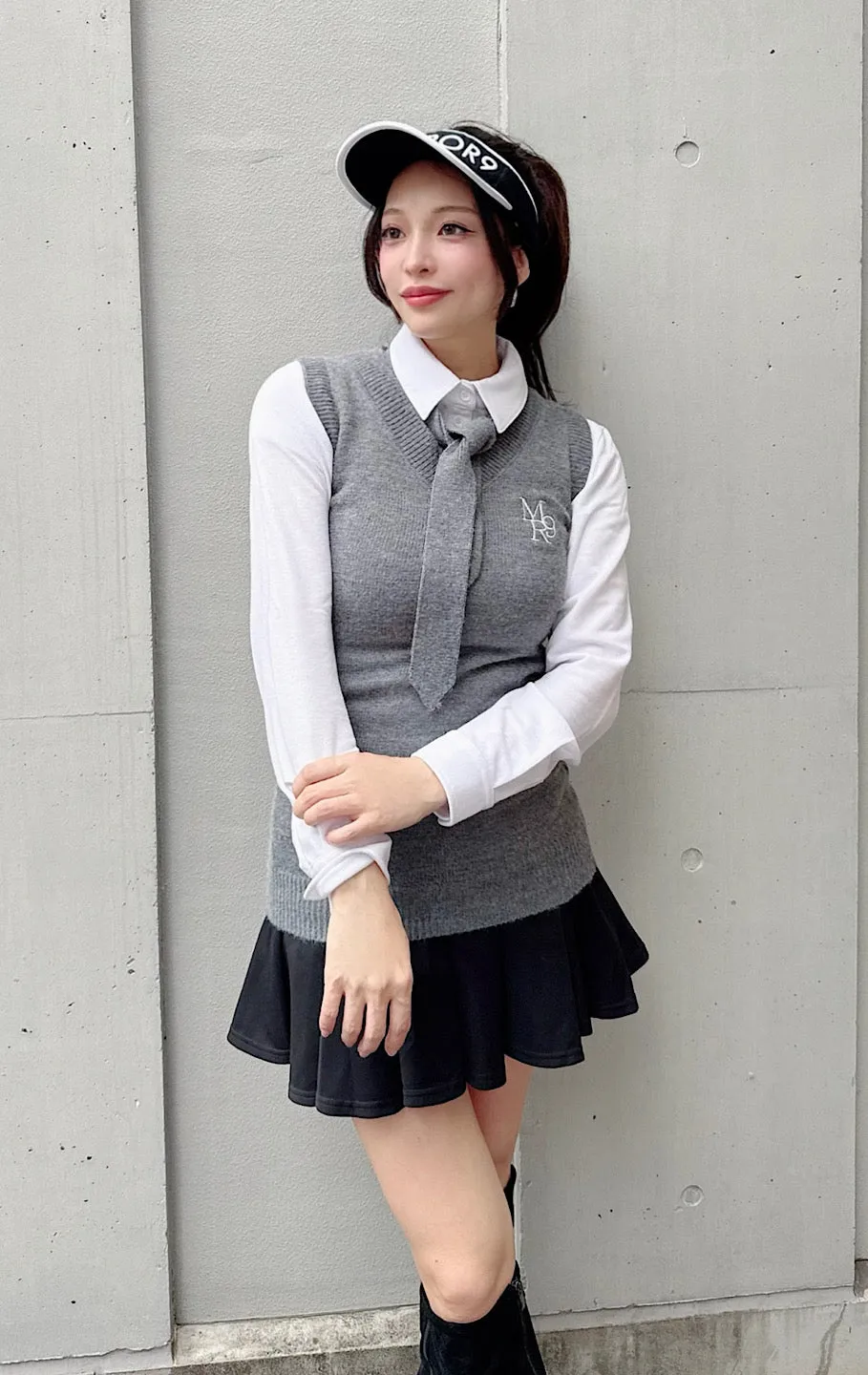 Mia onepiece vest/2color