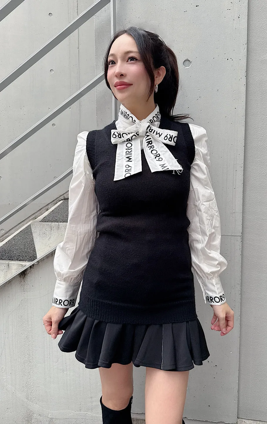 Mia onepiece vest/2color
