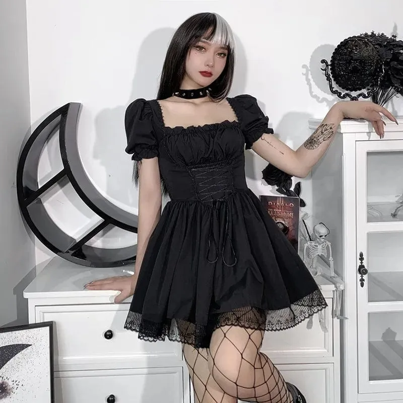 Nora Puff Sleeve Lace Dress