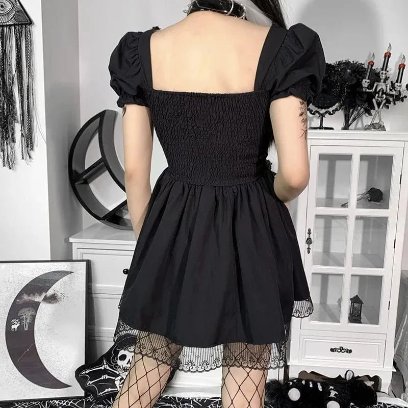 Nora Puff Sleeve Lace Dress