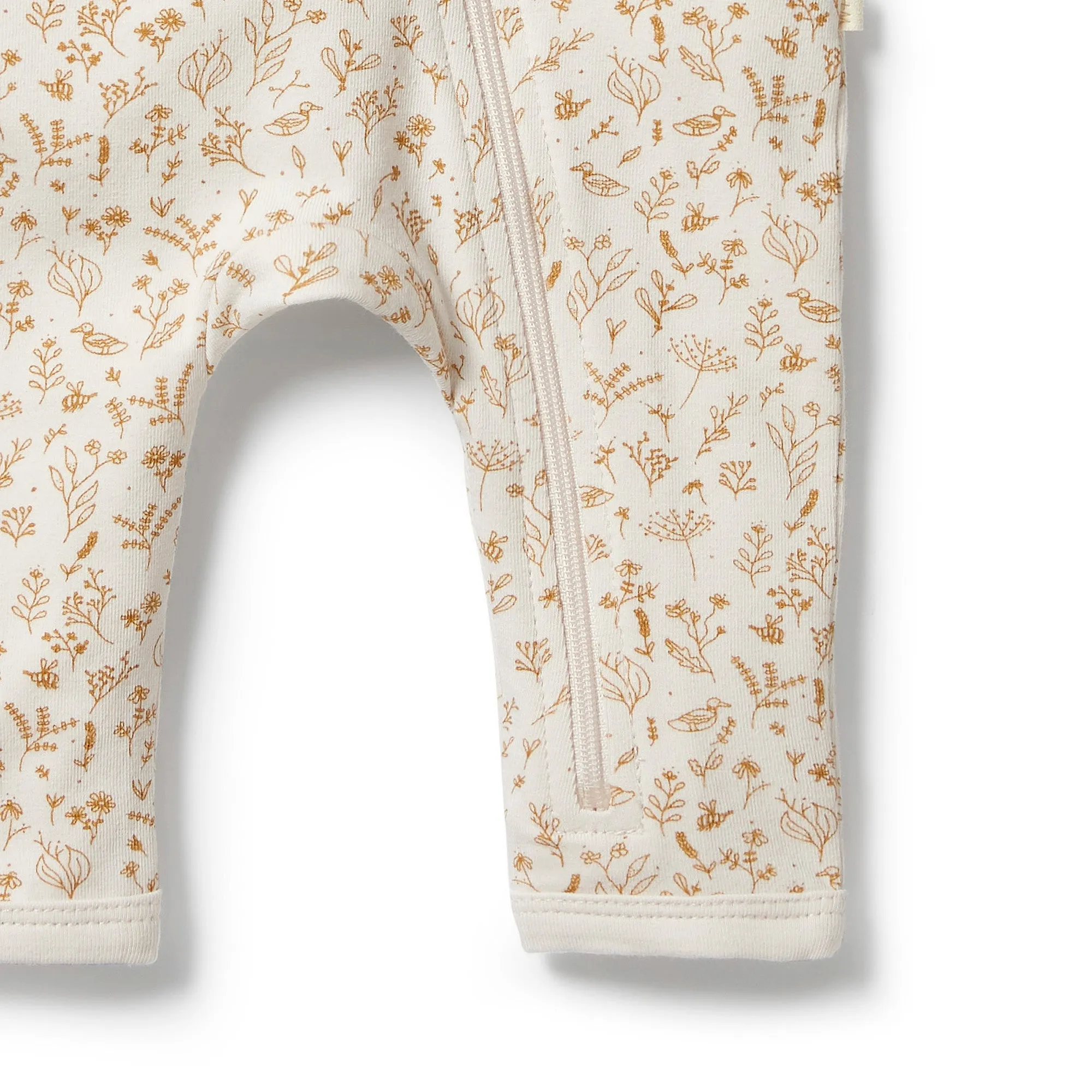 Organic Zipsuit | Little Garden