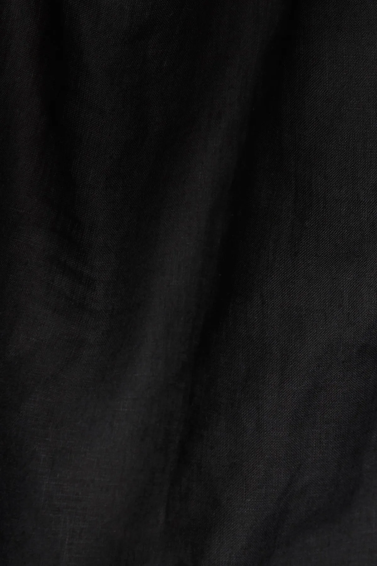 Playa Linen Boyfriend Shirt - Black EcoLinen