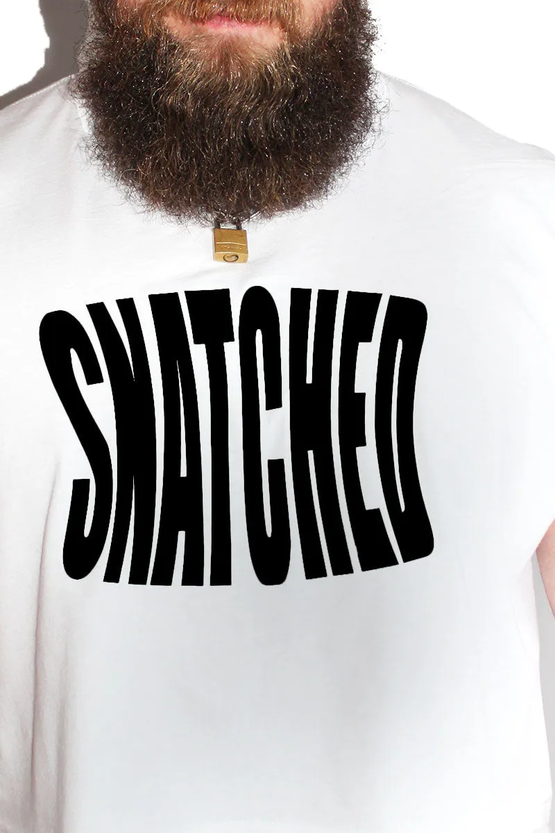 PLUS: Snatched Crop Tee- White