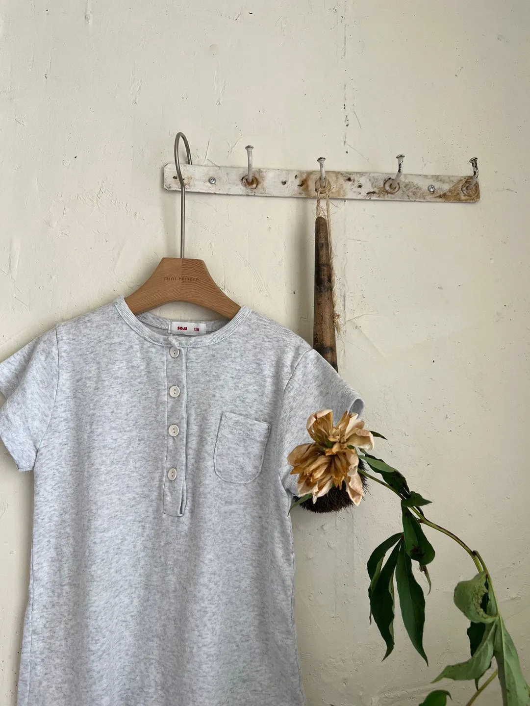 Pocket Cotton Romper_ 2 Colours