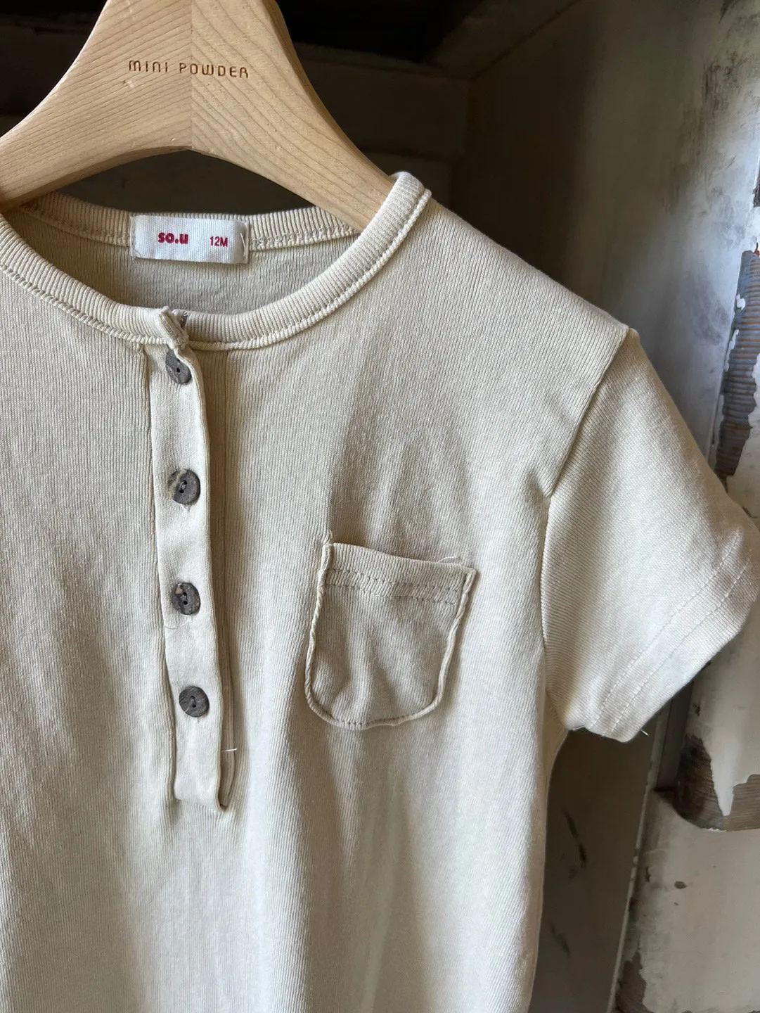 Pocket Cotton Romper_ 2 Colours