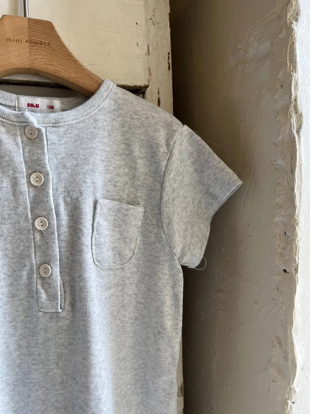Pocket Cotton Romper_ 2 Colours