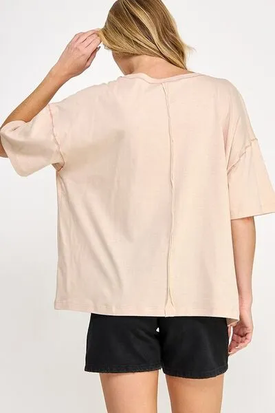 SAGE FIG Love-Inpired Graphic Oversized T-Shirt
