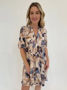 Skye Tiered Ruffle Dress - Denim