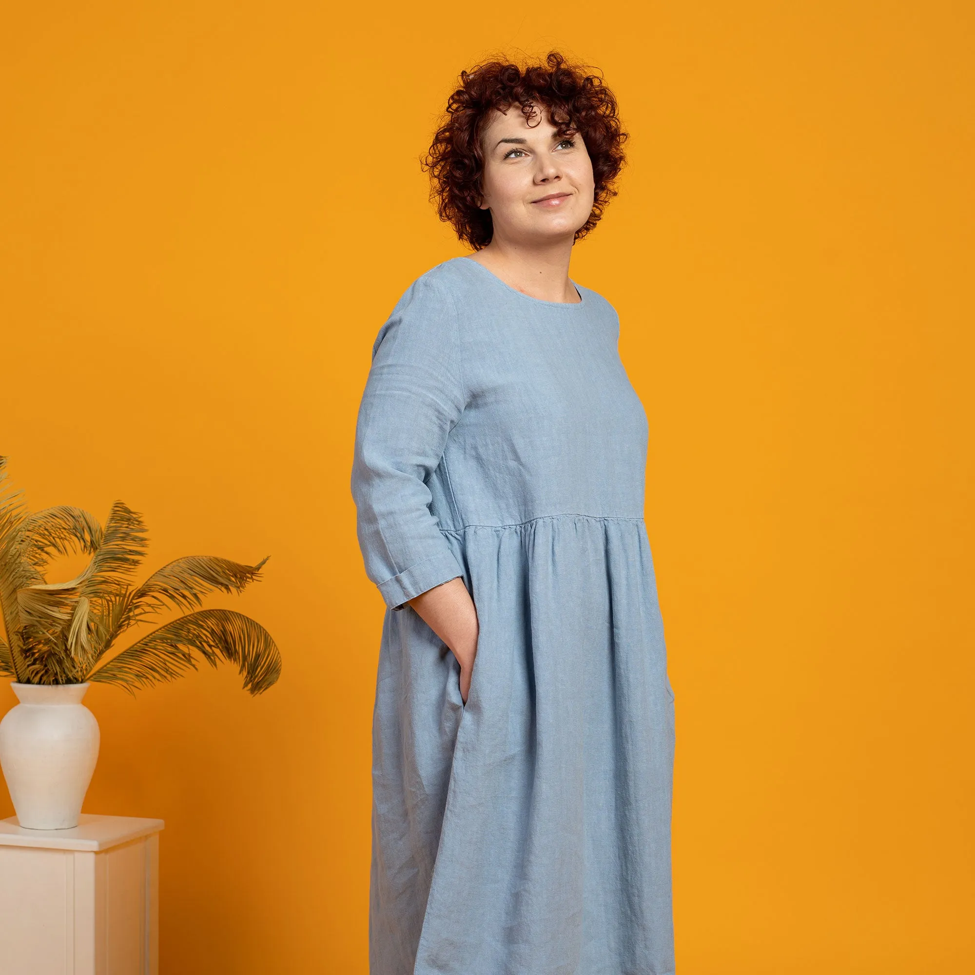Smock Dress Lucy Cloudy Blue