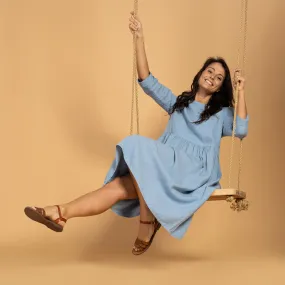 Smock Dress Lucy Cloudy Blue