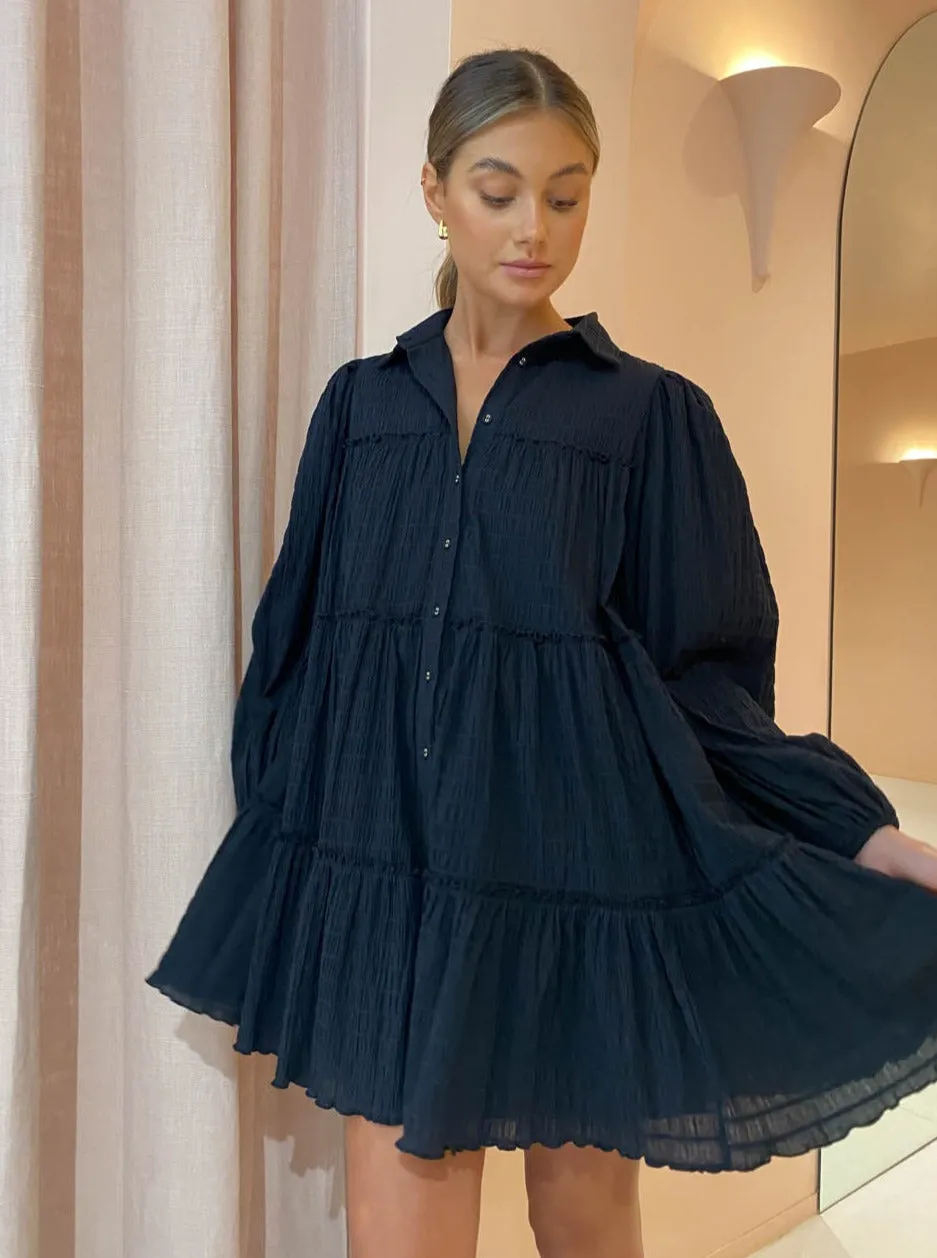 Sovere Zephere Dress in Noir