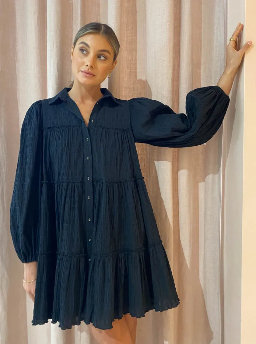 Sovere Zephere Dress in Noir