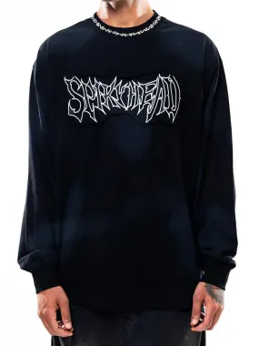 SPIKY SWEATSHIRT BLACK