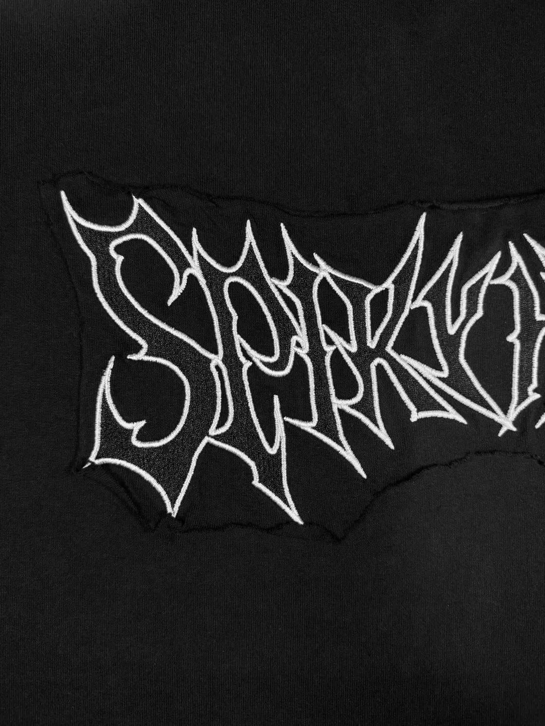SPIKY SWEATSHIRT BLACK