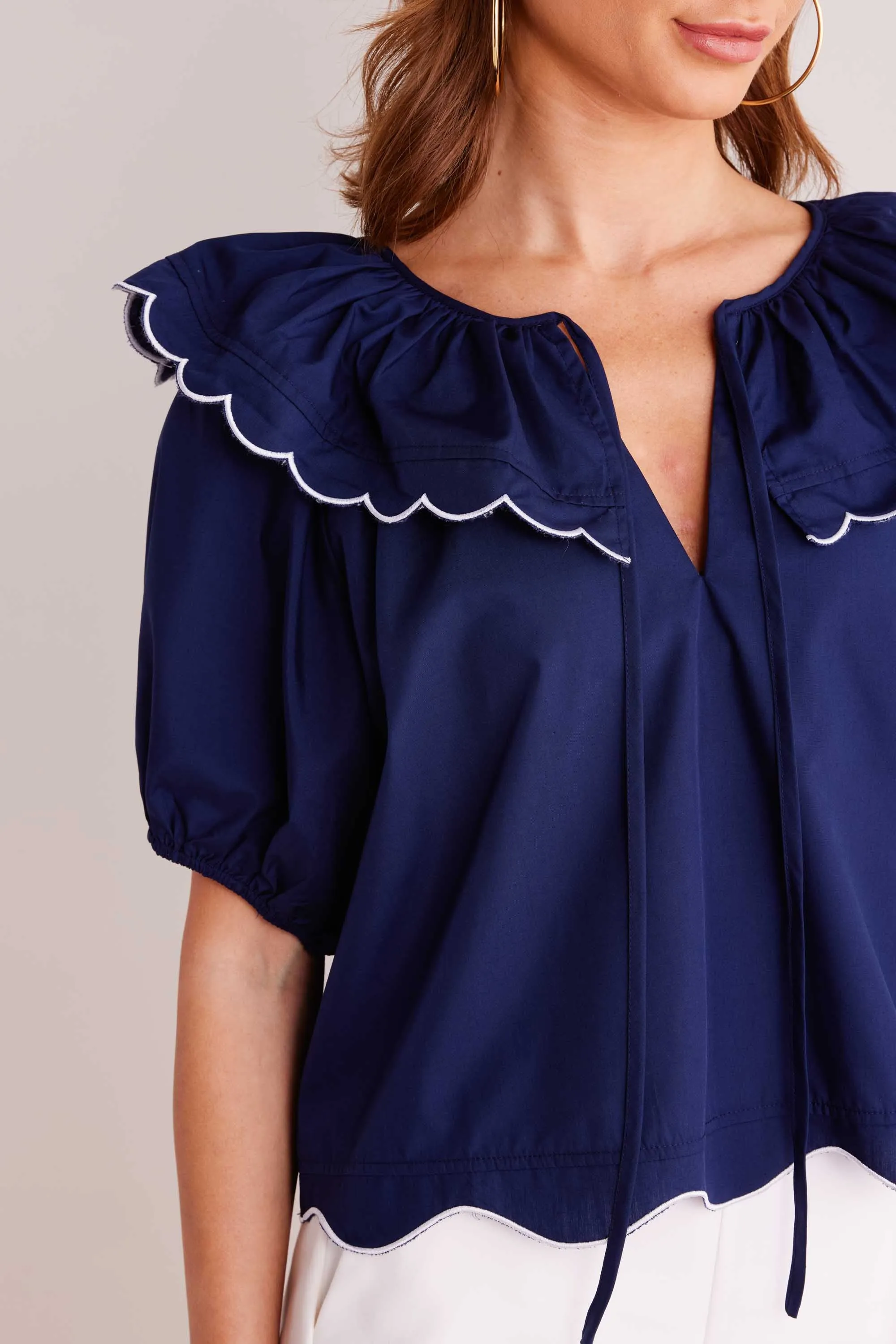 Tatum Top- Navy