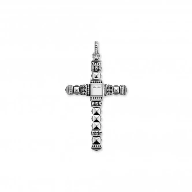 Thomas Sabo Ethnic Cross Black Medium Pendant PE775-698-11