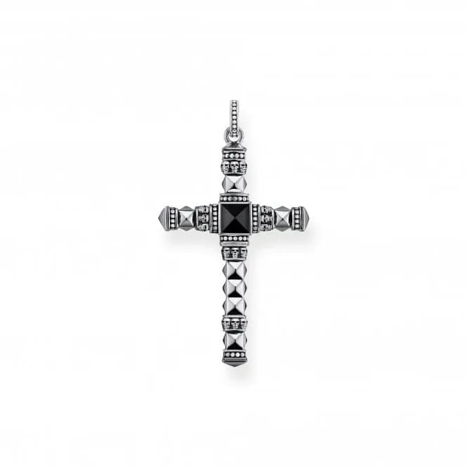 Thomas Sabo Ethnic Cross Black Medium Pendant PE775-698-11