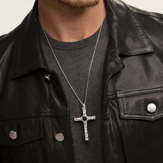 Thomas Sabo Ethnic Cross Black Medium Pendant PE775-698-11