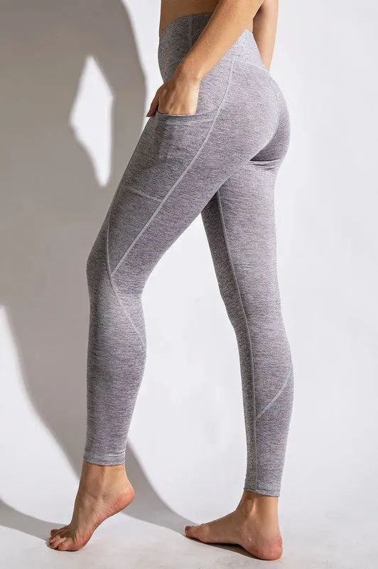 Two Tone Full Length Yoga Leggings