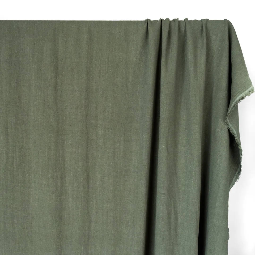 Viscose Linen Noil - Sage
